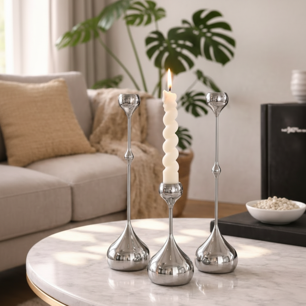 NIVOLA Ljusstake 3-pack