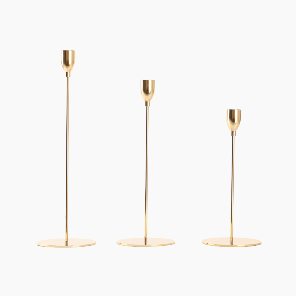 SOLVIG Ljusstake 3-pack